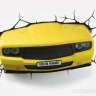 3D светильник &quot;Авто&quot; желтый - Yellow_Car_OFF_01 (resized).jpg