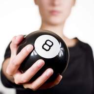 Magic 8 Ball Шар ответов - Восьмерка 10 см - Magic 8 Ball Шар ответов - Восьмерка 10 см