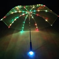 Зонт прозрачный - светящийся LED Umbrella